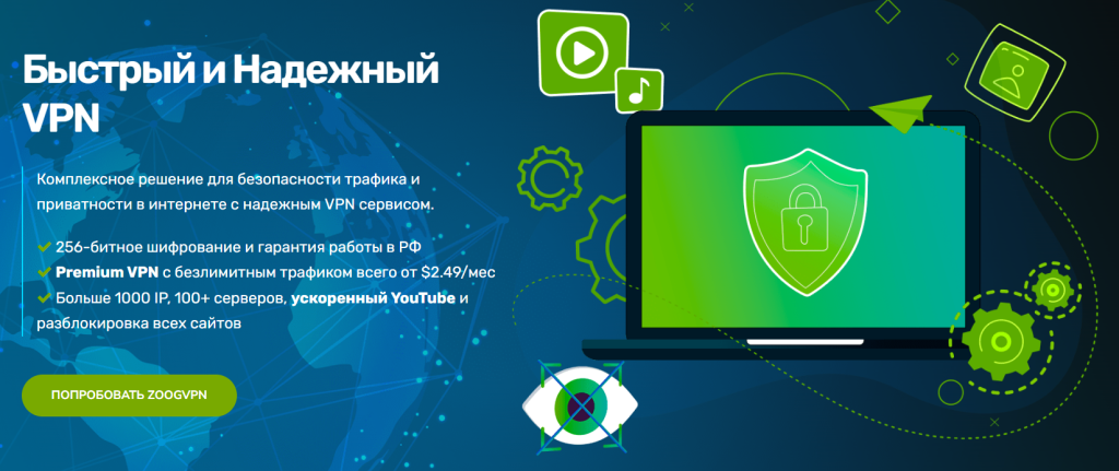ZoogVPN на Windows