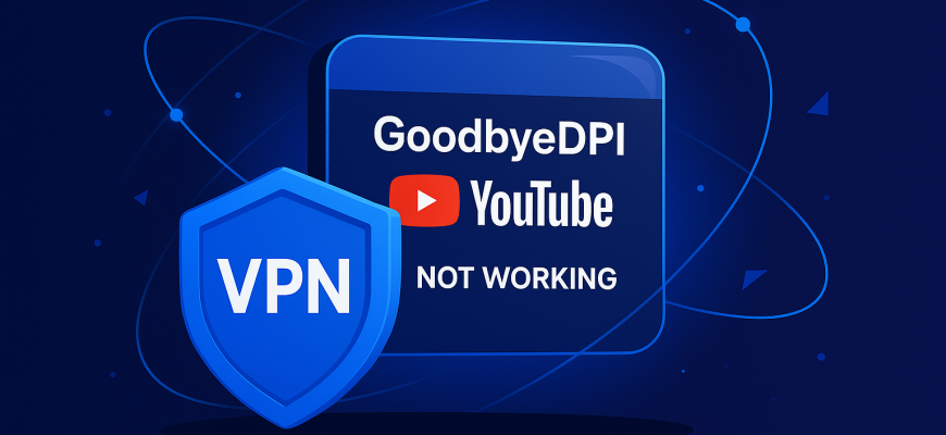 С Goodbyedpi не работает Ютуб - что делать?